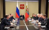 Владимир Путин провел зхаседание Совета Безопасности