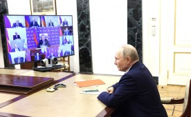 Владимир Путин провел совещание с членами Совета Безопасности
